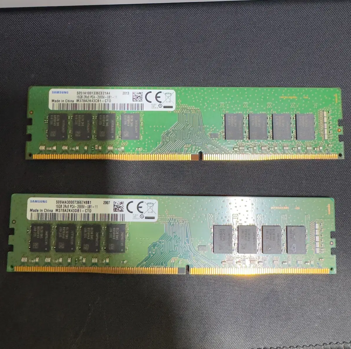 삼성 DDR4 2666 16gb 2개